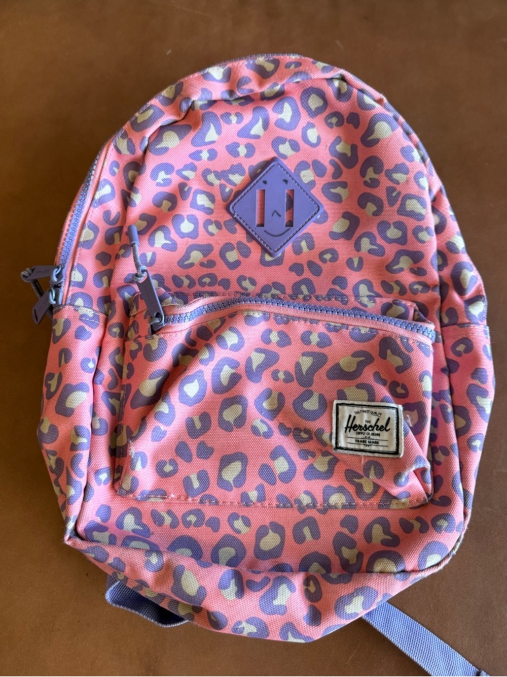 Herschel Mini Backpack Pink Leopard Print